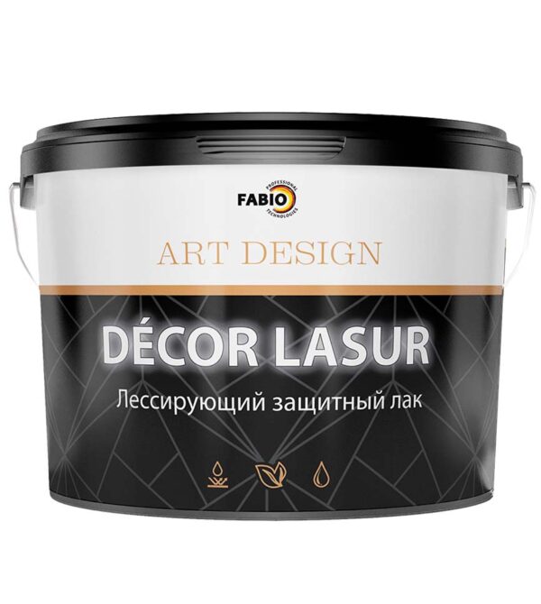 Лессирующий лак FaBio DECOR LASUR
