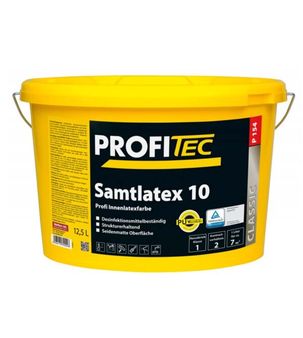 Краска PROFITec P154 weiss Samtlatex 10